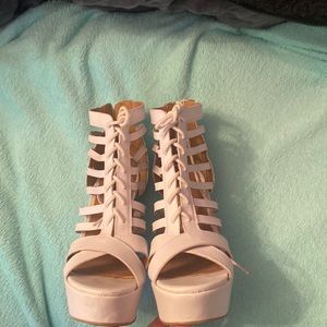 White wedges